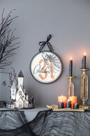 Set of 2, 12x12" Halloween Circle Sign