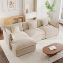 Free Combination Comfy Upholstery Modular Oversized L Shaped Sectional Sofa