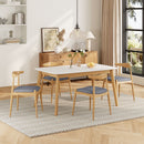 5 Piece Dining Set With Upholstered Chairs by HouseOfZazla