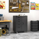 Metal Tool Garage Storage Cabinet with 5 Drawers and 1 Door by HouseOfZazla