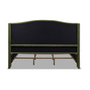 Marcella - Upholstered Shelter Headboard Bed Set by HouseOfZazla