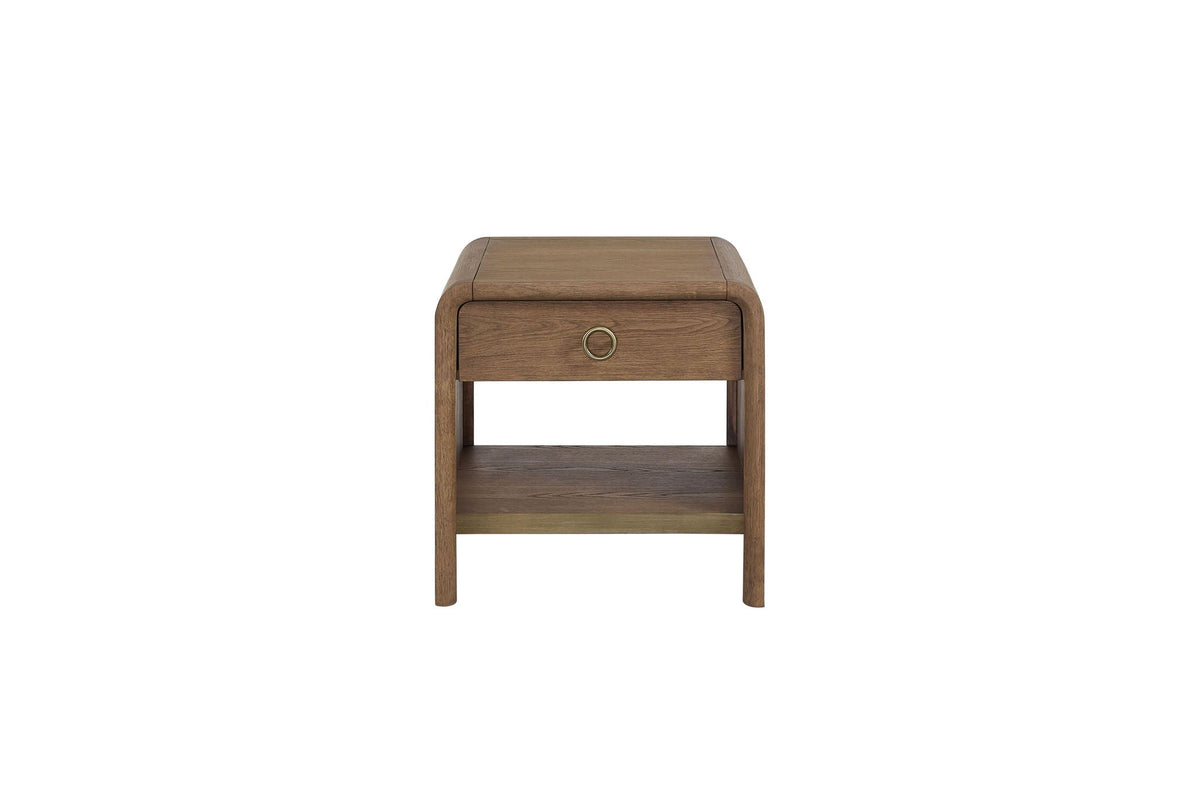 Waterfall - End Table - Light Brown