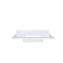 Bianco Carrara Venato Elegant Marble Vanity Top, Bathroom Vanity With Undermount Sink, Sintered Stone by HouseOfZazla