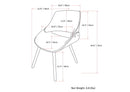 Malden - Bentwood Upholstered Dining Chair With Wood Back by Unique Piece Furniture