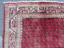 3'7"X 10' Antique Handmade India Oriental Paisley Wool Runner Rug Vegy