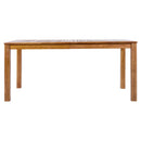 TOPMAX Patio Wooden Dining Table, 67"L Rectangular by HouseOfZazla