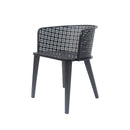 Milan Outdoor Dining Chair Set of 2 by HouseOfZazla