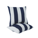 2 Pack Outdoor Throw Pillows - Waterproof & Fade-Resistant (18x18 Inch) by HouseOfZazla