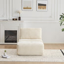 Single Chaise Longue With Movable Ottoman For Living Room by HouseOfZazla