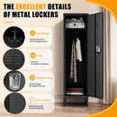 55-Inch Tall Metal Wardrobe Cabinet