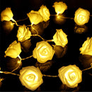 40 LEDs Rose Flower String Lights 10ft/3m Battery Operated Decorative Lights for Anniversary Valentine\'s Wedding Bedroom