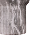 Round Geometric Outdoor End Table - Marble by HouseOfZazla