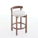 Set of 2 Swivel Counter Stools with Mid-Century Modern Design by HouseOfZazla