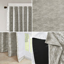 Jacquard Lined Total Blackout Rod Pocket/Back Tab Curtain Panel