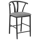 Tazman - Counter Height Dining Side Chair (Set of 2) - Gray
