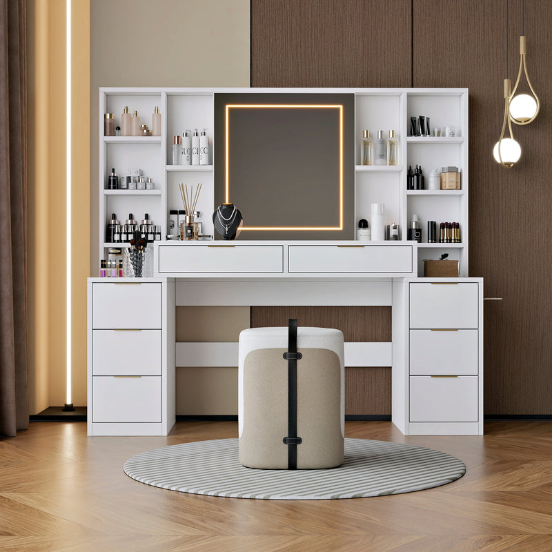 Makeup Vanity Desk with Mirror and Lights, photo 5 of 8