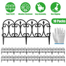 Garden Edging Border Panels 10-Pack with Rotatable Connectors