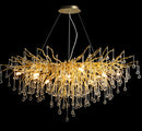 Postmodern Light Luxury Chandelier Water Drop Crystal Lamp Atmosphere
