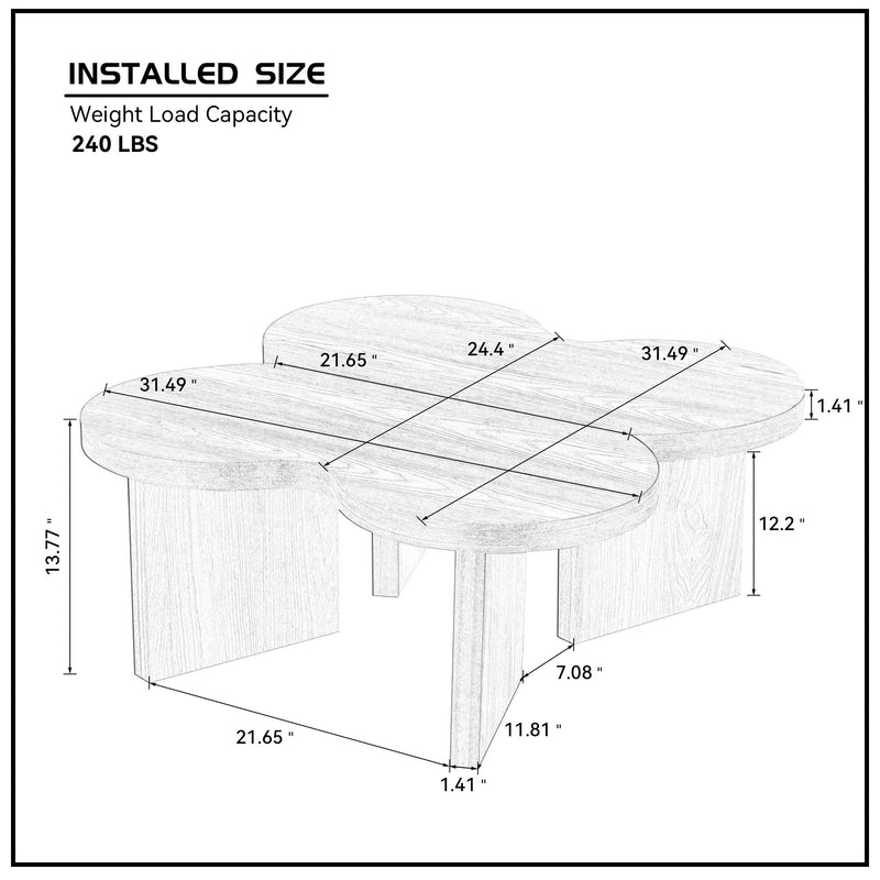 Modern Butterfly MDF Coffee Table, photo 6 of 10