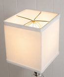 6"W x 7"H Rectangular Drum Lampshade White