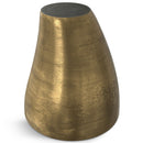 Cavan - Cast Aluminum Side Table - Antique Brass by HouseOfZazla
