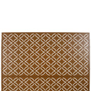 Freestanding Decorative Privacy Screen For Deck Balcony Patio, Metal Privacy - Brown by HouseOfZazla