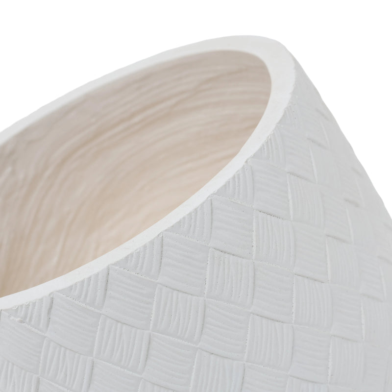 Assorted Sizes Magnesium Oxide Round Planter Set of 3, photo 8 of 9