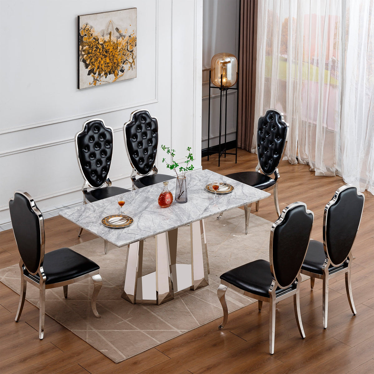 Marble Dining Table for 6 People, photo 9 of 10