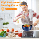 CasaFoyer 18cm Induction Saucepan with Lid - 1.5L Non-Stick Milk Pan