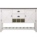 2 Drawer Server - Brown