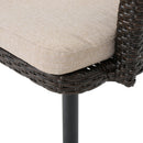 Kenneth 3 Pieces Chat Set Outdoor Furniture - Brown Multi by HouseOfZazla