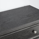 Modern 5-Drawer Black Dresser for Living Room Storage by HouseOfZazla
