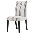Herran Upholstered Dining Side Chair Beige (Set of 2)