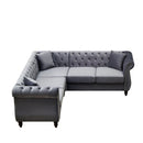 Streamline Modern L-Shaped Corner Sofa by HouseOfZazla