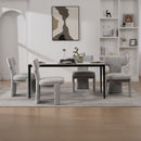 Armless Curved Back Accent Chairs by Unique Piece Furniture