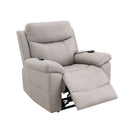 Chriki - Power Motion Recliner With Lift Heating Massage Chair - Beige by Unique Piece Furniture