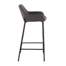 Daniella - Industrial Fixed Height Bar Stool (Set of 2) by HouseOfZazla