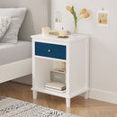 Nightstand With 1 Drawer 1 Shelf by HouseOfZazla