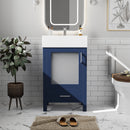 Bathroom Vanity With Ceramic Sink And Ample Storage, Ideal For Small Bathrooms by HouseOfZazla