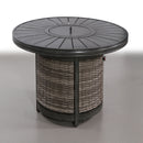 Propane Outdoor Fire Pit Table - Gray by HouseOfZazla