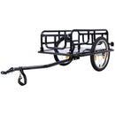 Foldable Bike Cargo Trailer with Universal Bike Hitch