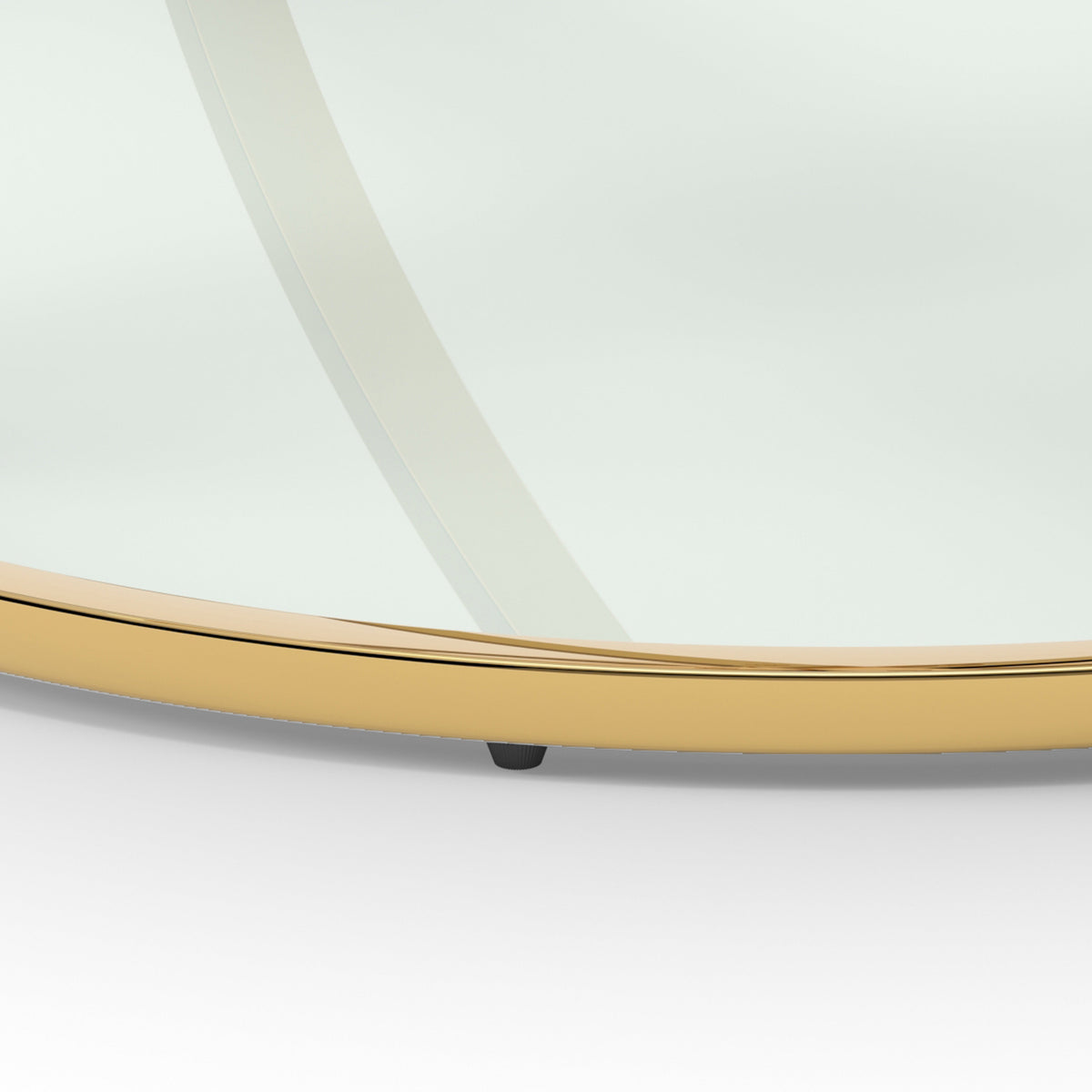 31.50'' Modern Glass Coffee Table with 2 Tiers, photo 10 of 10