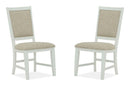 Heron Cove - Step Up Side Chair With Upholstered Seat & Back (Set of 2) - Dark Brown
