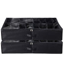 Sturdy Under Bed Shoe Storage Organizer, Set of 2