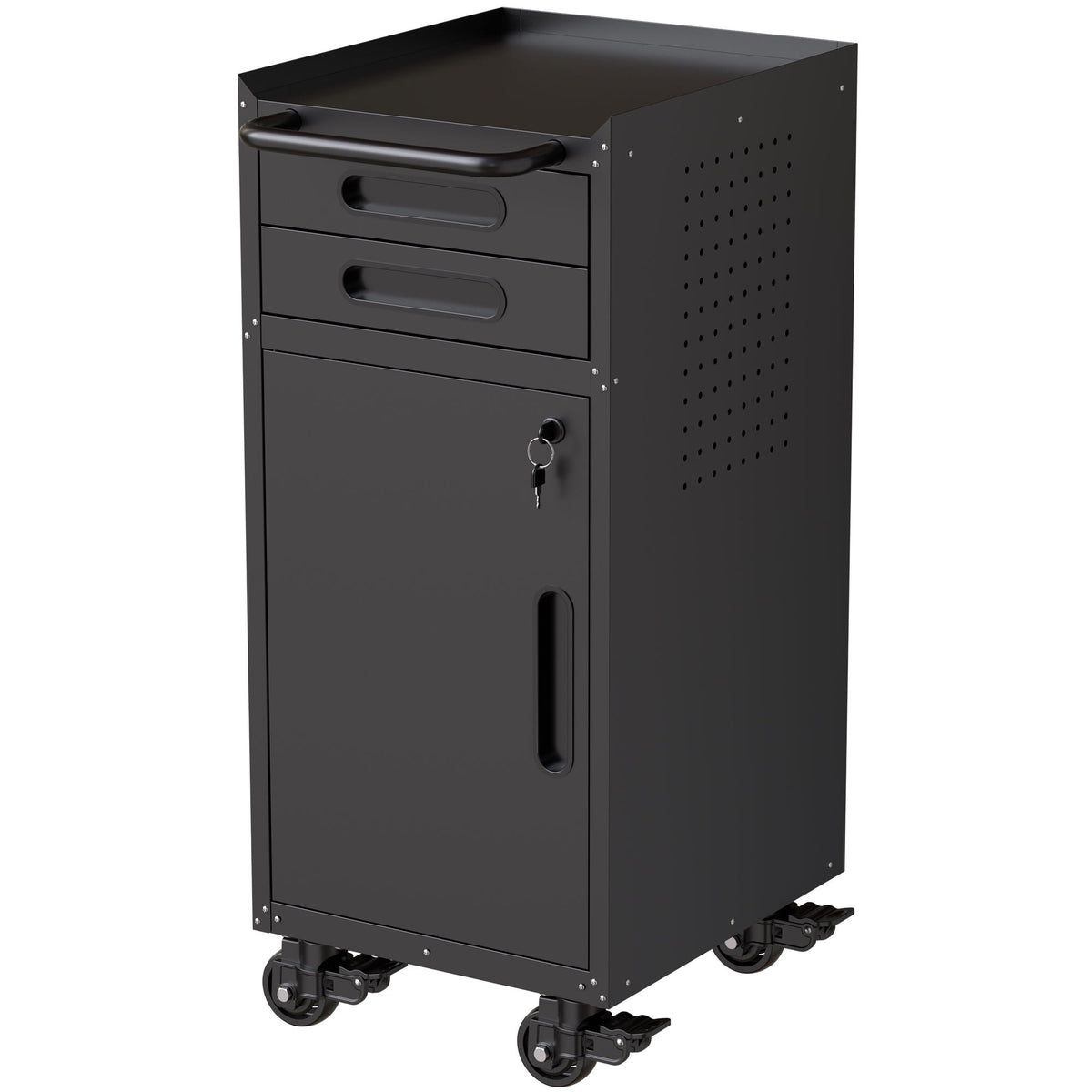 Rolling Tool Cabinet Heavy Duty Garage Storage With Lockable Doors, photo 3 of 16