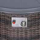 Outdoor Fire Pit Table With Lid by HouseOfZazla