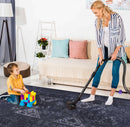 Maval - 8' X 10' Area Rug Washable - Black / Gray