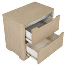 Mirador - 2 Drawer Nightstand Bedside Table - Natural by HouseOfZazla