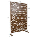 Outdoor & Indoor Metal Privacy Screen, Freestanding Decorative Panels by HouseOfZazla