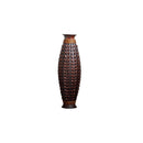 Hand Woven Bamboo Floor Vase, Decorative Accent For Living Room - Acacia Wood by HouseOfZazla